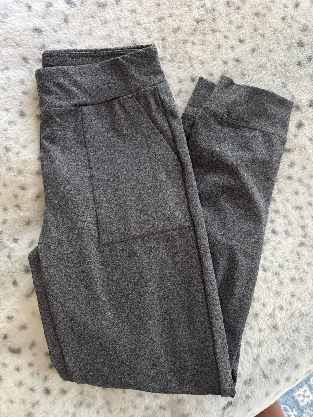Athleta Girl Dark Gray Pull-On Knit Joggers S/7